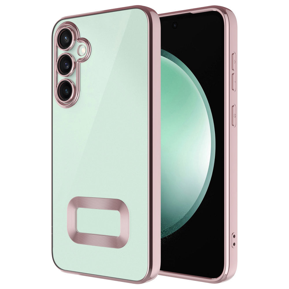 Galaxy A36 Kılıf Kamera Korumalı Logo Gösteren Zore Omega Kılıf