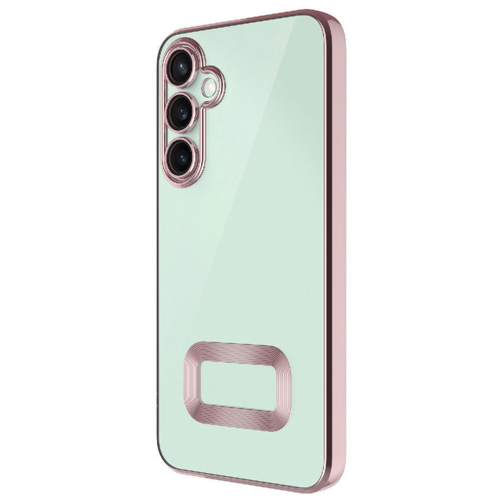 Galaxy A36 Kılıf Kamera Korumalı Logo Gösteren Zore Omega Kılıf