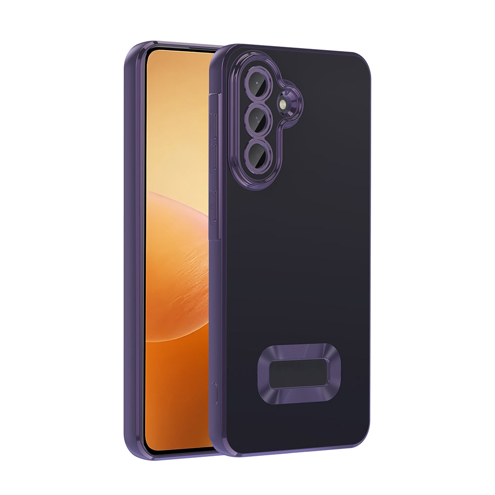 Galaxy A36 Kılıf Kamera Korumalı Logo Gösteren Zore Omega Kılıf