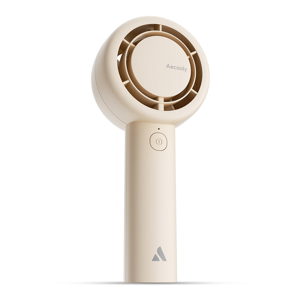 Aecooly PB01 İç Spiralli Çift Halka Hava Akışı Teknolojili 5 Kademeli Portatif Soğutucu El Fanı
