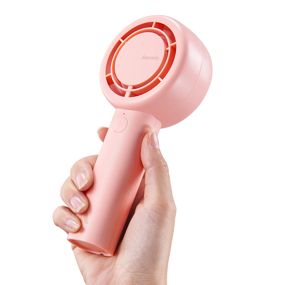 Aecooly PB01 İç Spiralli Çift Halka Hava Akışı Teknolojili 5 Kademeli Portatif Soğutucu El Fanı