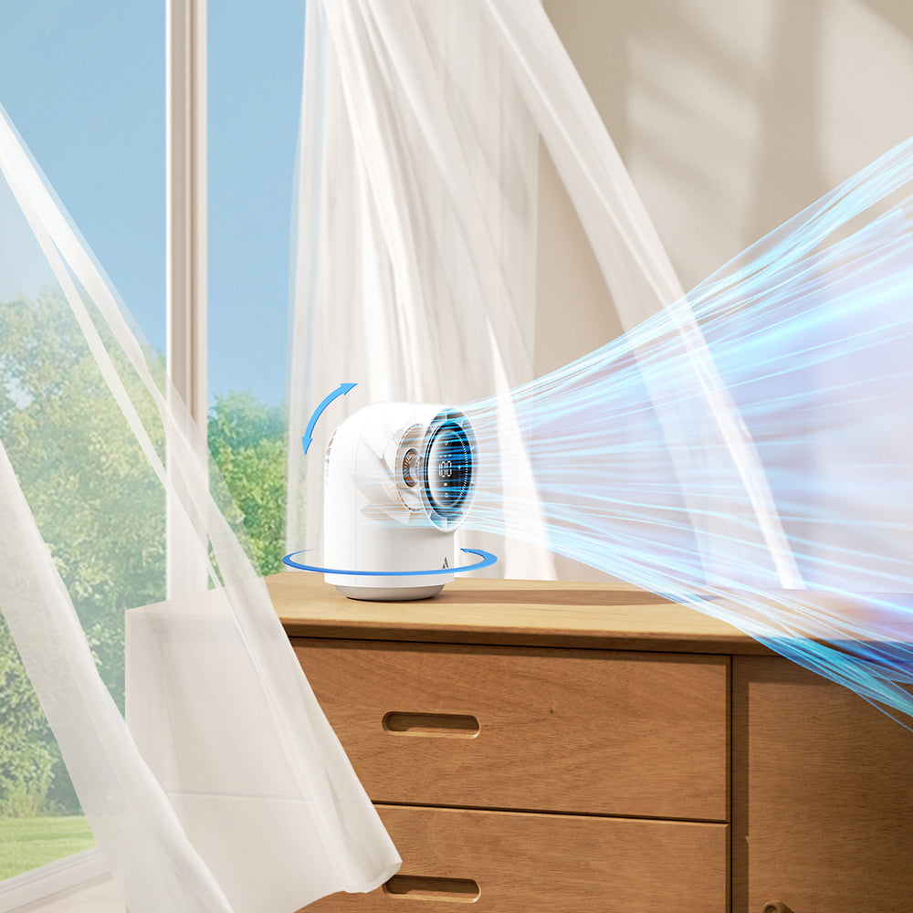 Aecooly TB01 Dijital LED Göstergeli Portatif Soğutucu Masa Fanı