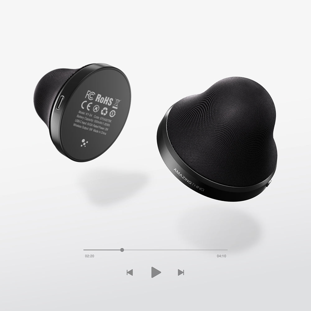 Amazingthing MagPlay Pocket Wireless Şarj Destekli Mini Bluetooth Speaker Hoparlör v5.4