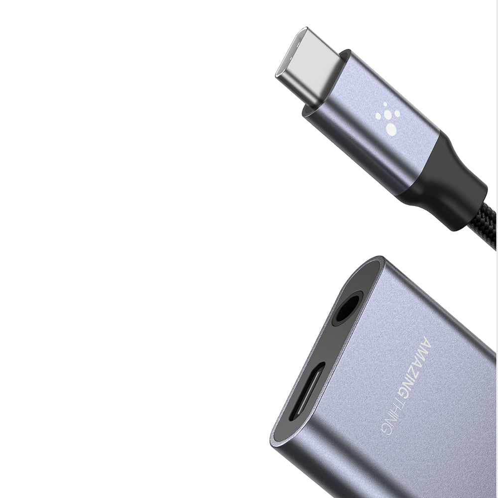 Amazingthing Thunder Pro 2in1 Type-C To 3.5mm Hi-Fi Aux Çevirici Ses Adaptörü