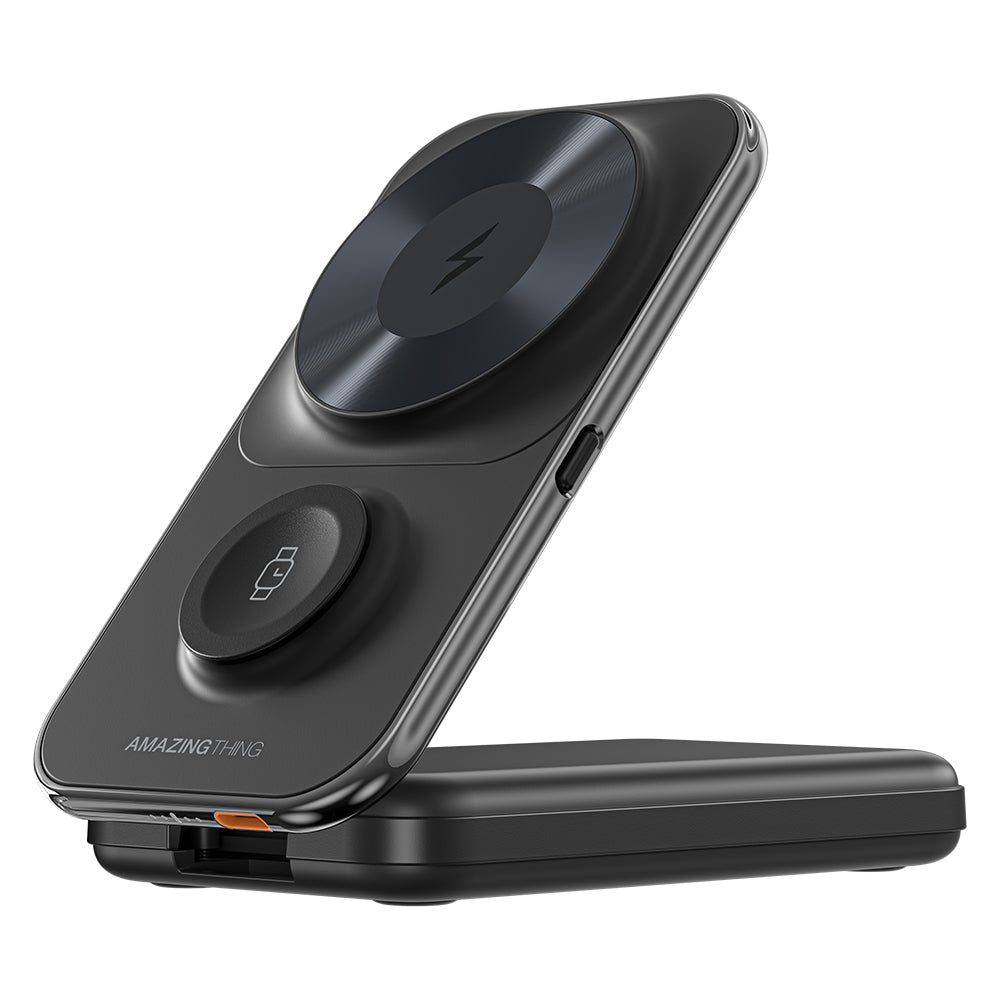 Amazingthing Thunder Pro Mag 6in1 PD22.5W Katlanabilir Standlı Kablosuz Powerbank 8000mAh