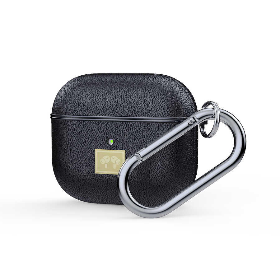 Airpods 3. Nesil Kılıf Deri Görünümlü Askı Aparatlı Wlons Kılıf