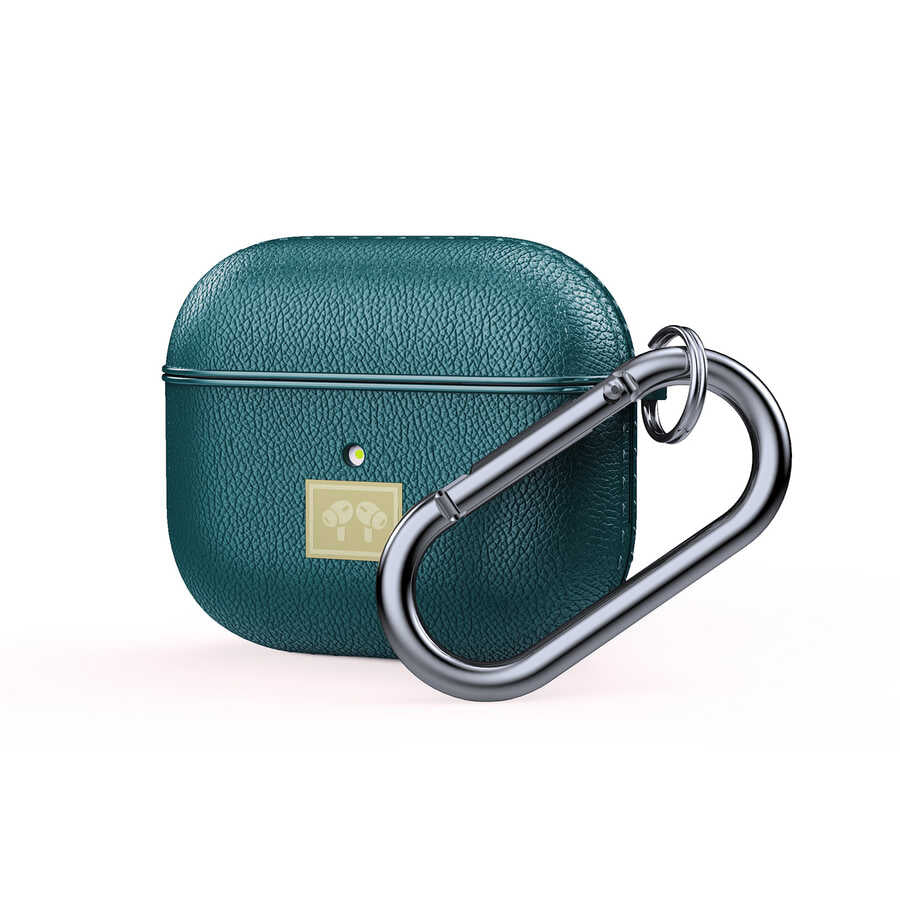 Airpods 3. Nesil Kılıf Deri Görünümlü Askı Aparatlı Wlons Kılıf