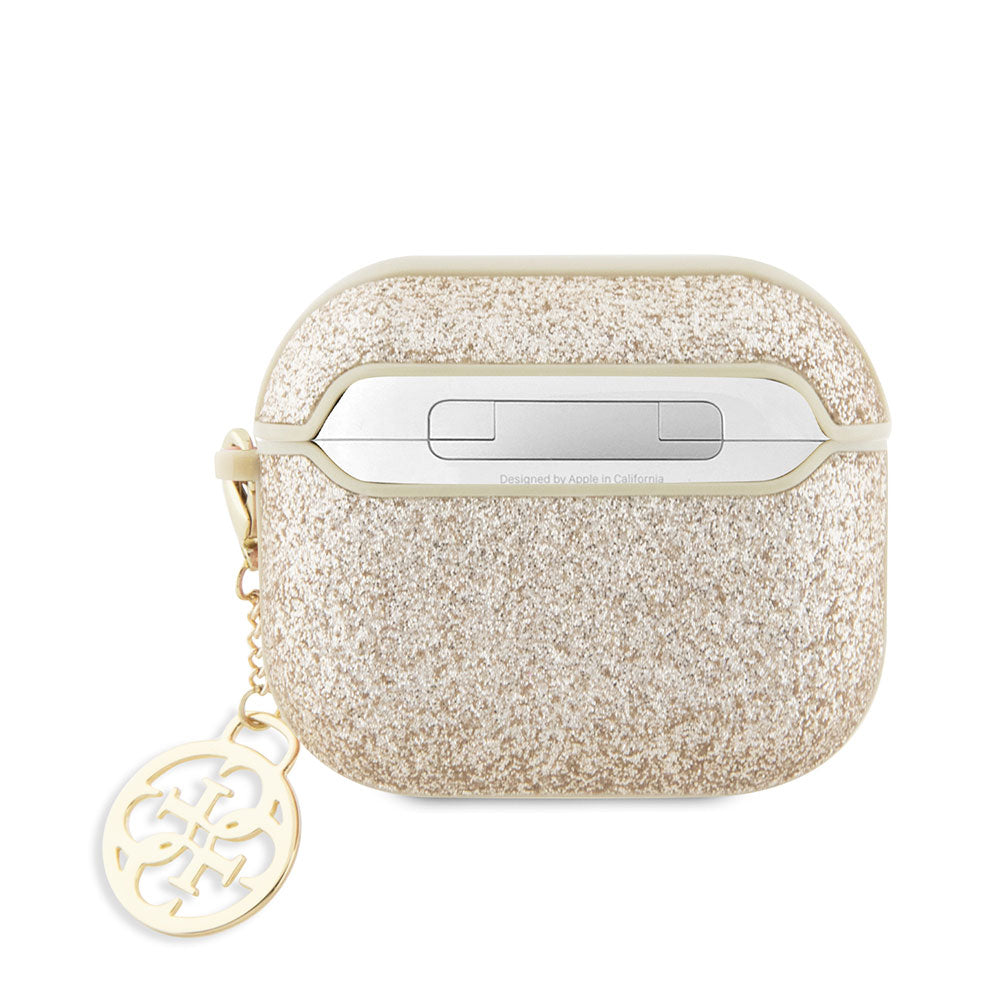 Airpods 3. Nesil Kılıf GUESS Glitter 4G Charm Kılıf