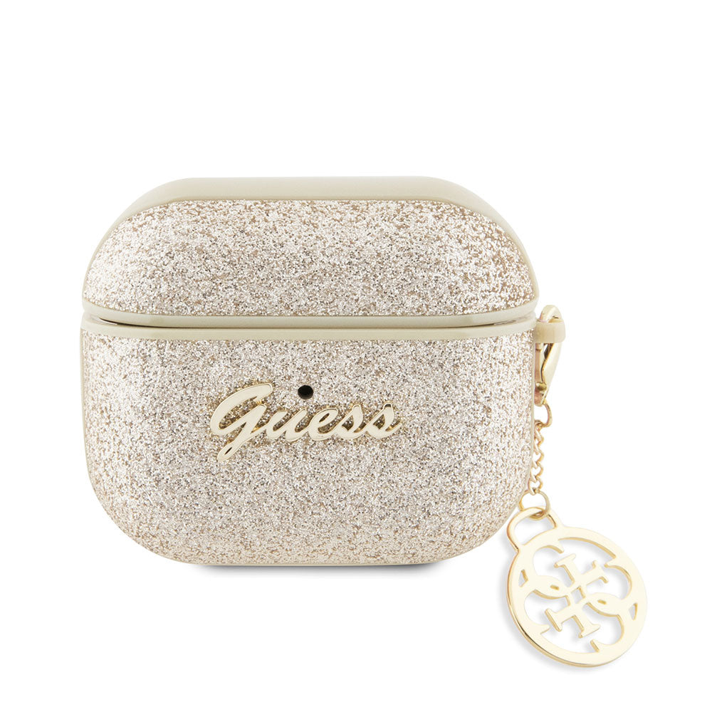 Airpods 3. Nesil Kılıf GUESS Glitter 4G Charm Kılıf