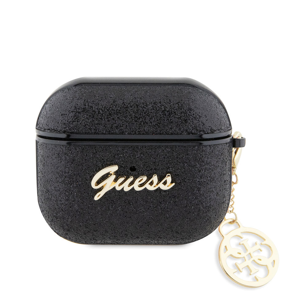 Airpods 3. Nesil Kılıf GUESS Glitter 4G Charm Kılıf