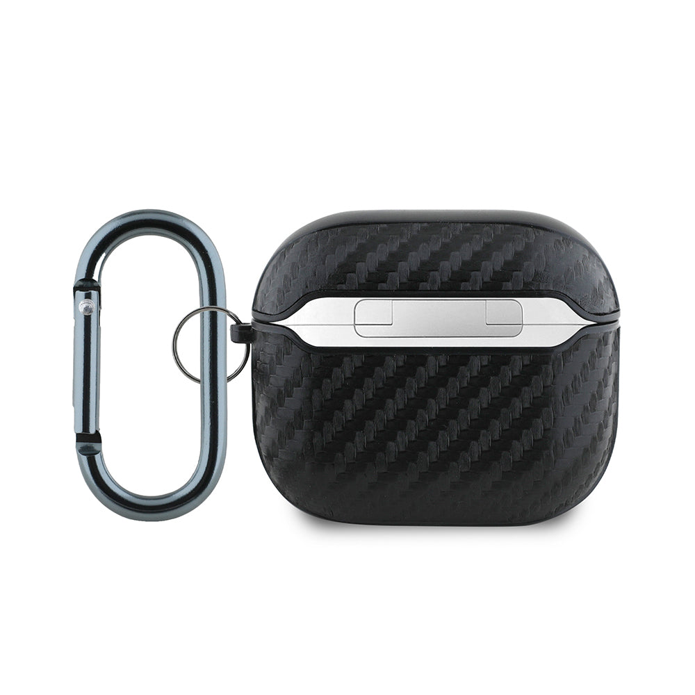 Airpods 3. Nesil Kılıf Redbull Orijinal Lisanslı PU Karbon Fiber Tasarımlı Askı Aparatlı Kılıf
