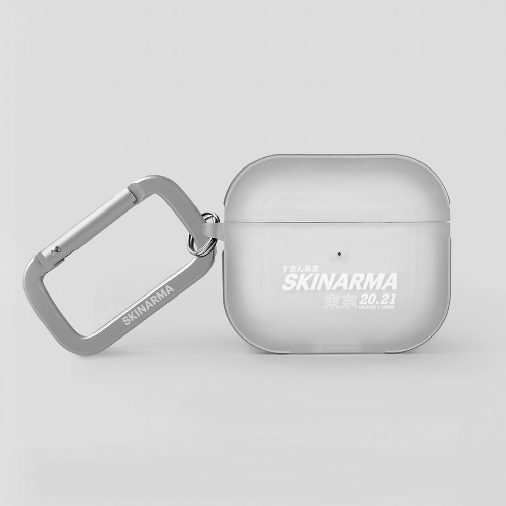 Airpods 3. Nesil Kılıf SkinArma Transparan Mat Tasarım Kinzoku Kılıf