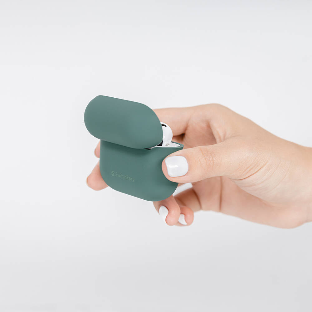 Airpods 3. Nesil Kılıf Yumuşak Dokunuşlu Likit Silikon Tasarımlı Lisanslı Switcheasy Skin Kılıf
