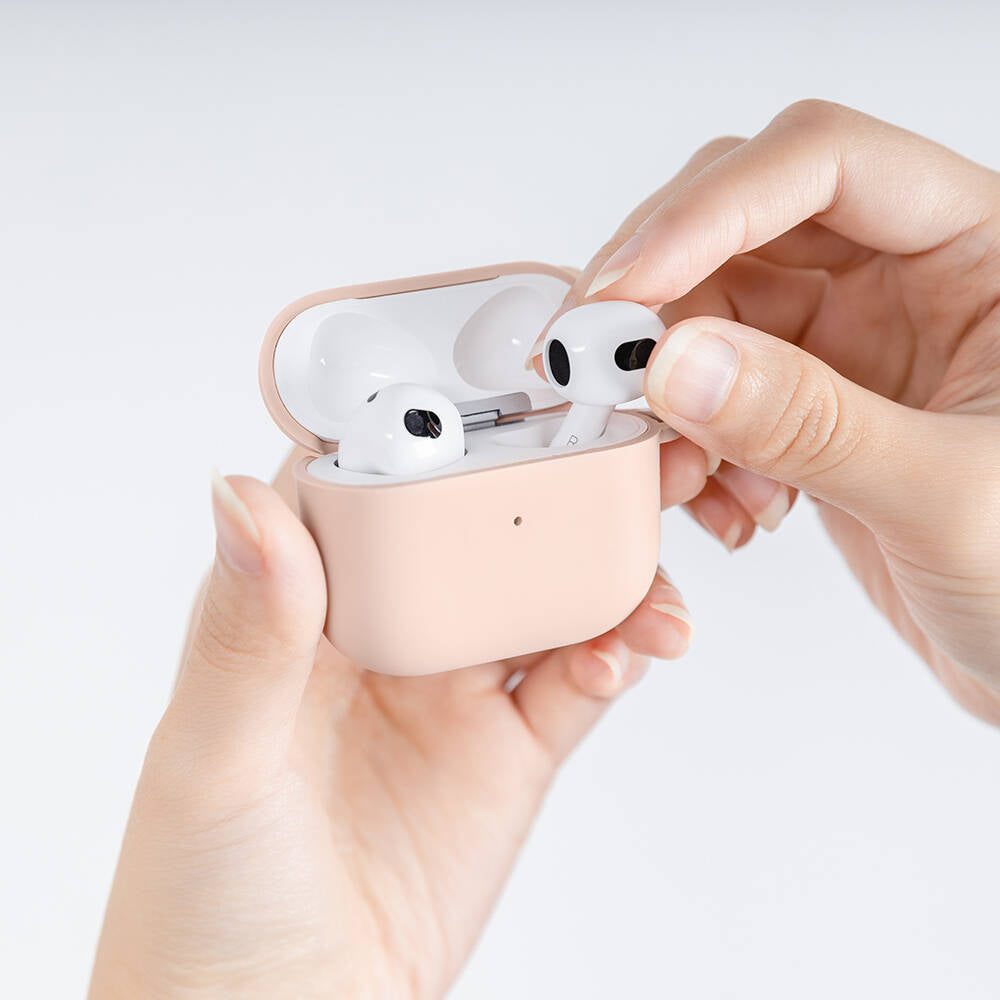 Airpods 3. Nesil Kılıf Yumuşak Dokunuşlu Likit Silikon Tasarımlı Lisanslı Switcheasy Skin Kılıf