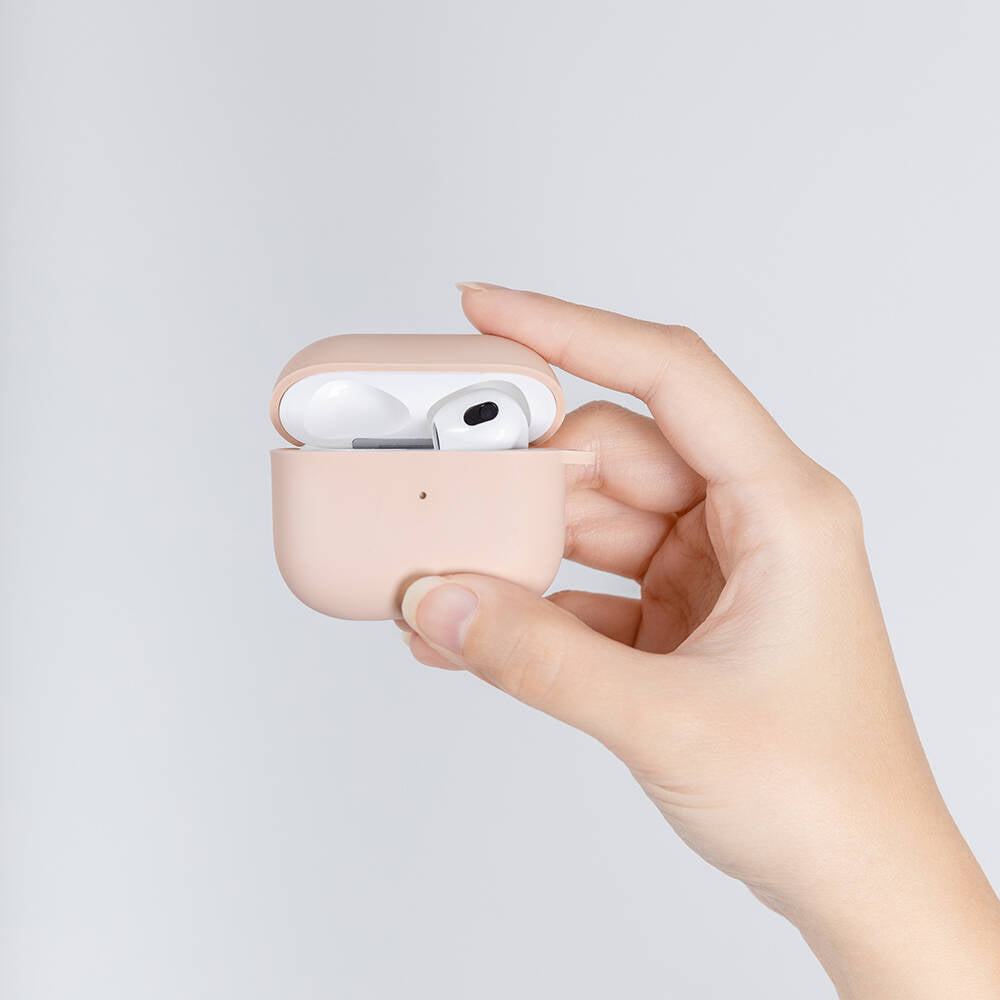 Airpods 3. Nesil Kılıf Yumuşak Dokunuşlu Likit Silikon Tasarımlı Lisanslı Switcheasy Skin Kılıf