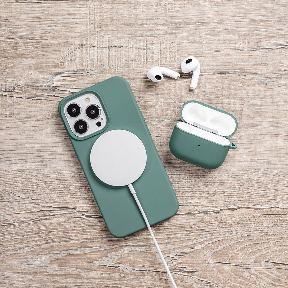 Airpods 3. Nesil Kılıf Yumuşak Dokunuşlu Likit Silikon Tasarımlı Lisanslı Switcheasy Skin Kılıf