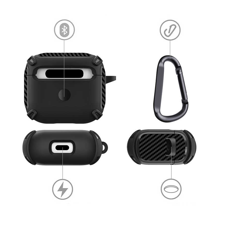 Airpods 3. Nesil Kılıf Zore Airbag 26 Silikon