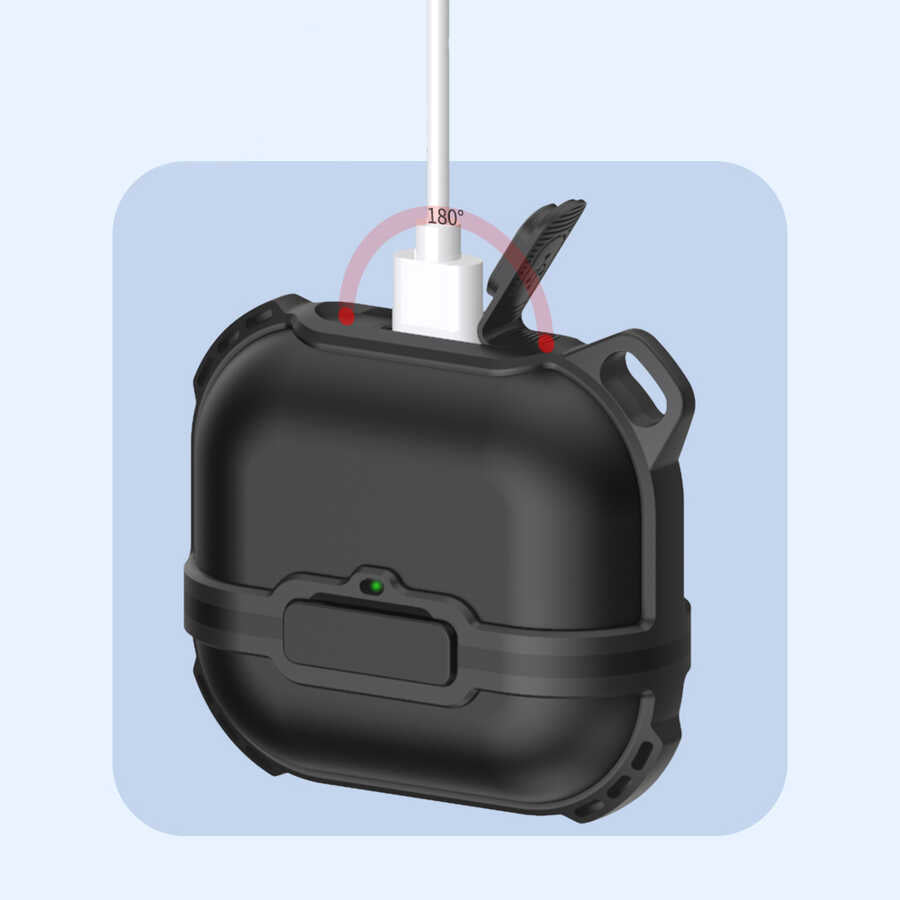 Airpods 3. Nesil Zore Airbag 16 Silikon 1-1 Su Geçirmez Kılıf