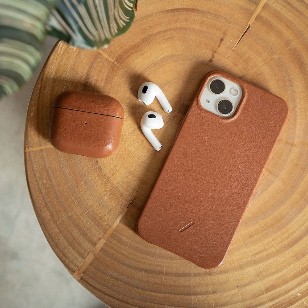 AirPods 3.Nesil Kılıf M-Safe Şarj Özellikli Native Union Hakiki Nappa Derisi Klasik Kılıf