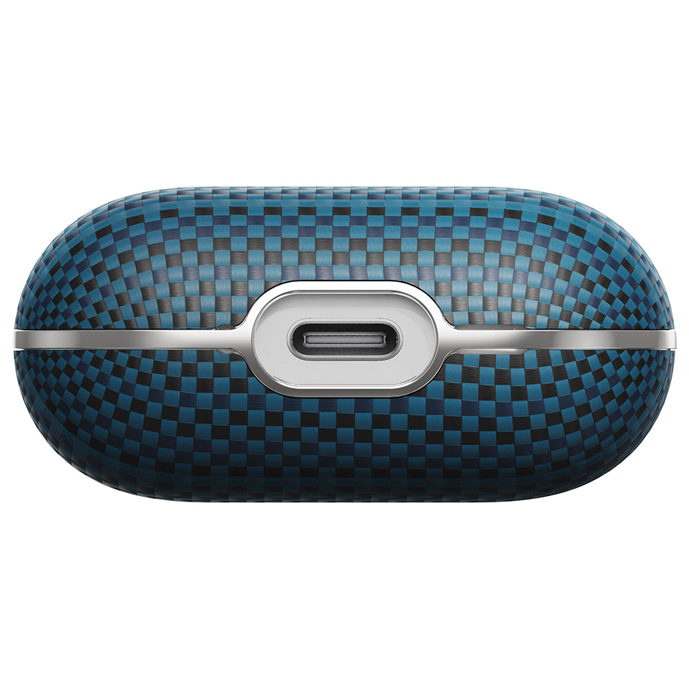 Airpods 4 Kılıf Aramid Fiber Pitaka Tactile Woven Sunset-Moonrise Serisi Sunset Kılıf