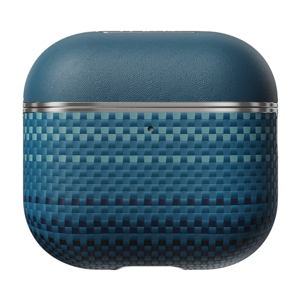 Airpods 4 Kılıf Aramid Fiber Pitaka Tactile Woven Sunset-Moonrise Serisi Sunset Kılıf