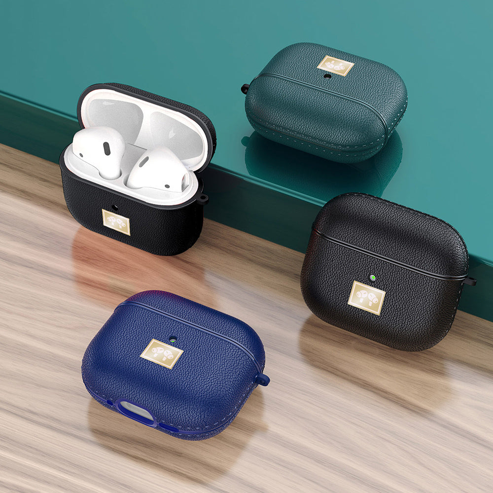 Airpods 4 Kılıf Deri Görünümlü Askı Aparatlı Wlons Kılıf