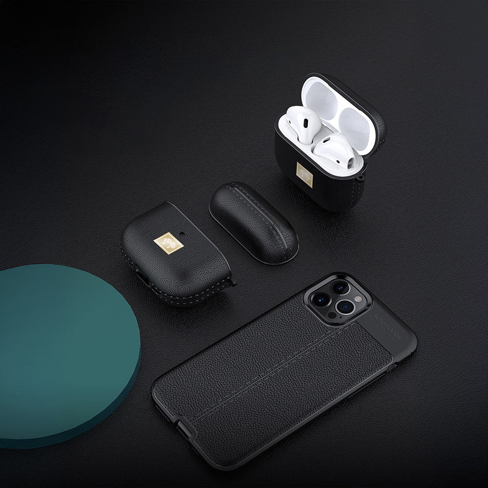 Airpods 4 Kılıf Deri Görünümlü Askı Aparatlı Wlons Kılıf
