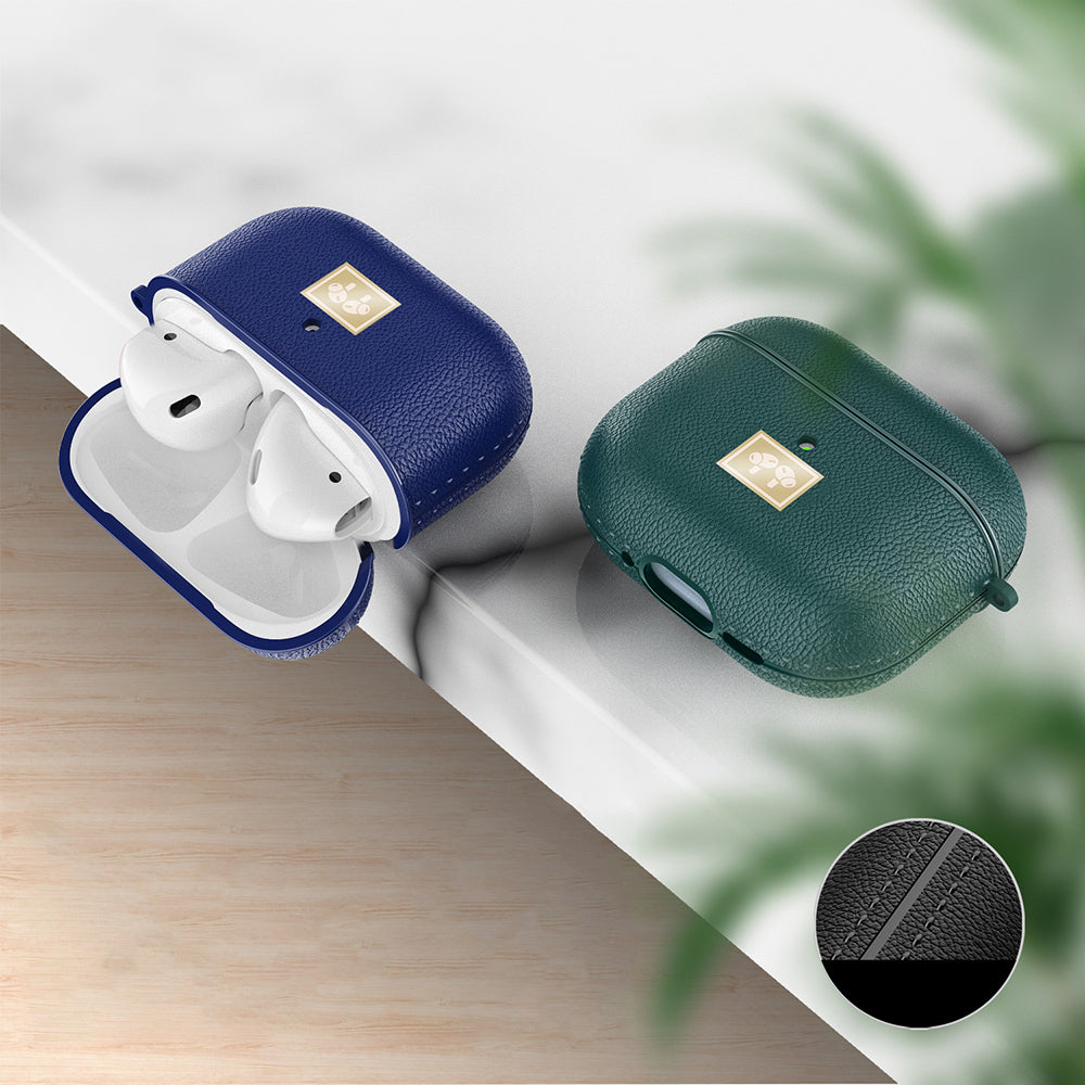 Airpods 4 Kılıf Deri Görünümlü Askı Aparatlı Wlons Kılıf