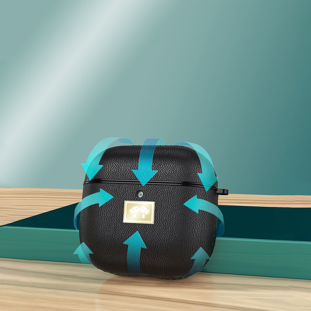 Airpods 4 Kılıf Deri Görünümlü Askı Aparatlı Wlons Kılıf