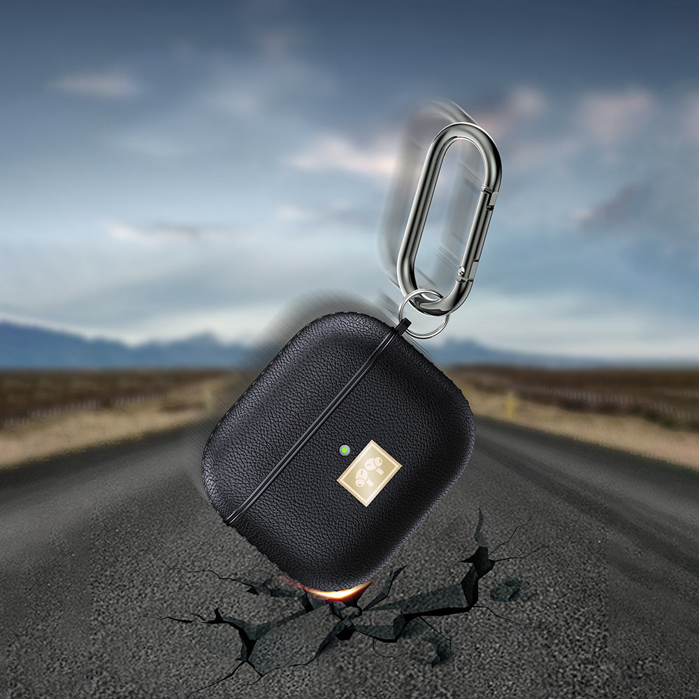 Airpods 4 Kılıf Deri Görünümlü Askı Aparatlı Wlons Kılıf