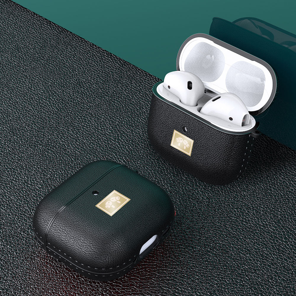 Airpods 4 Kılıf Deri Görünümlü Askı Aparatlı Wlons Kılıf
