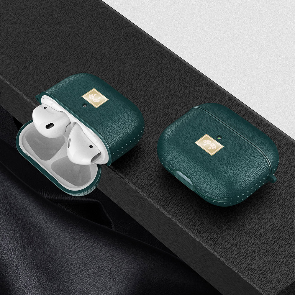 Airpods 4 Kılıf Deri Görünümlü Askı Aparatlı Wlons Kılıf