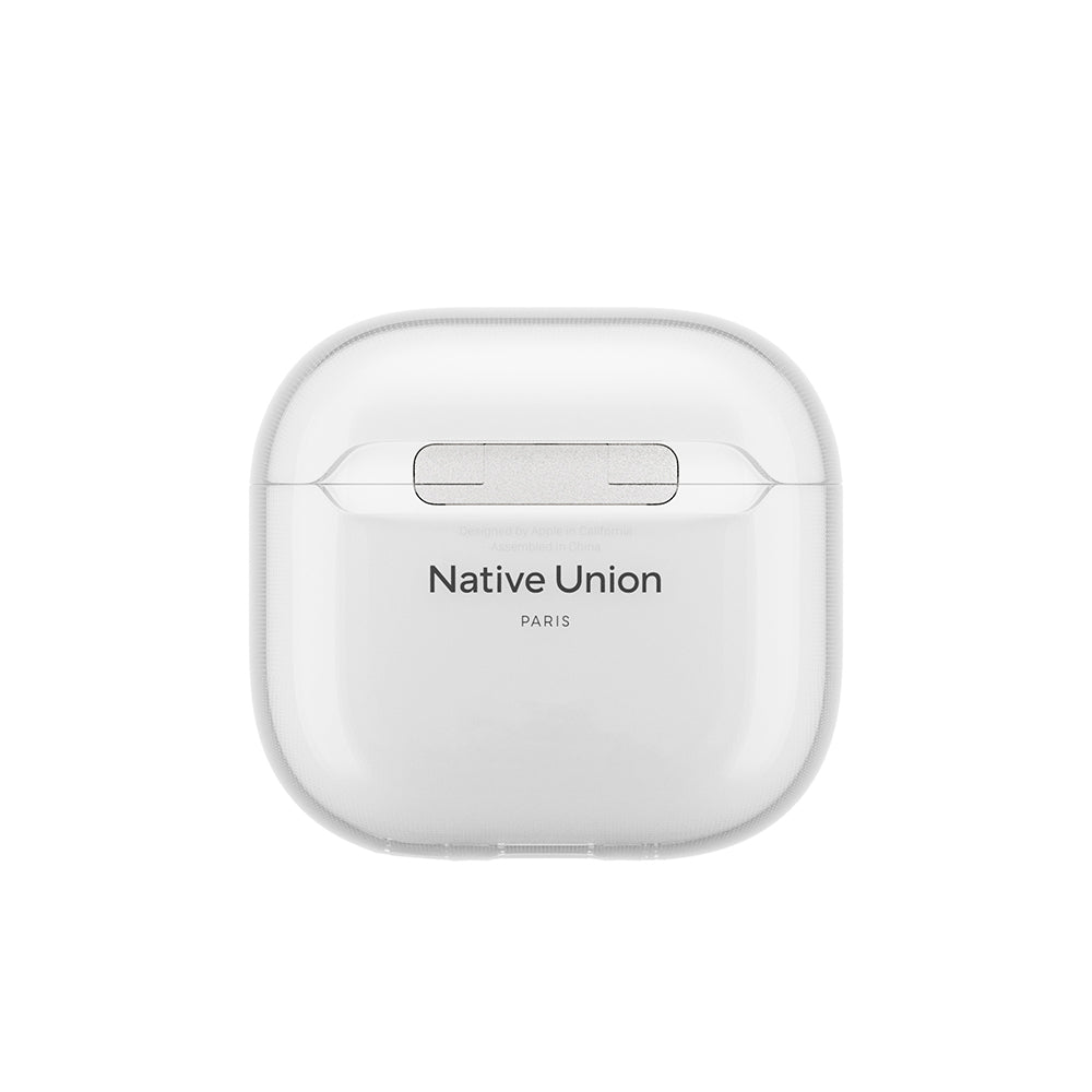 AirPods 4 Kılıf Qi M-Safe Şarj Özellikli Native Union RE Clear Serisi Silikon Kılıf