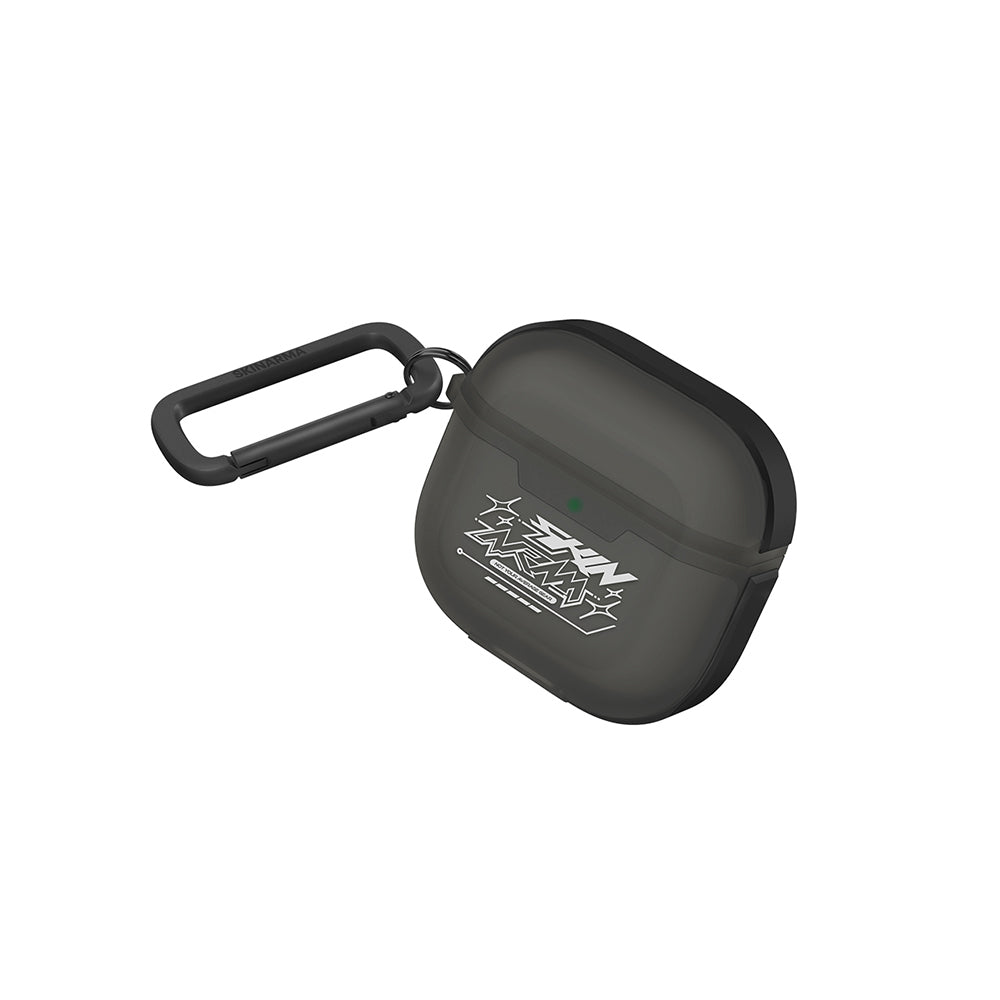 Airpods 4 Kılıf Skinarma Transparan Mat Tasarım Kinzoku Kılıf