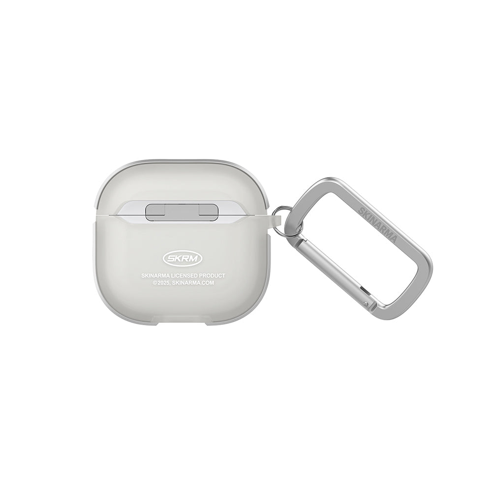 Airpods 4 Kılıf Skinarma Transparan Mat Tasarım Kinzoku Kılıf