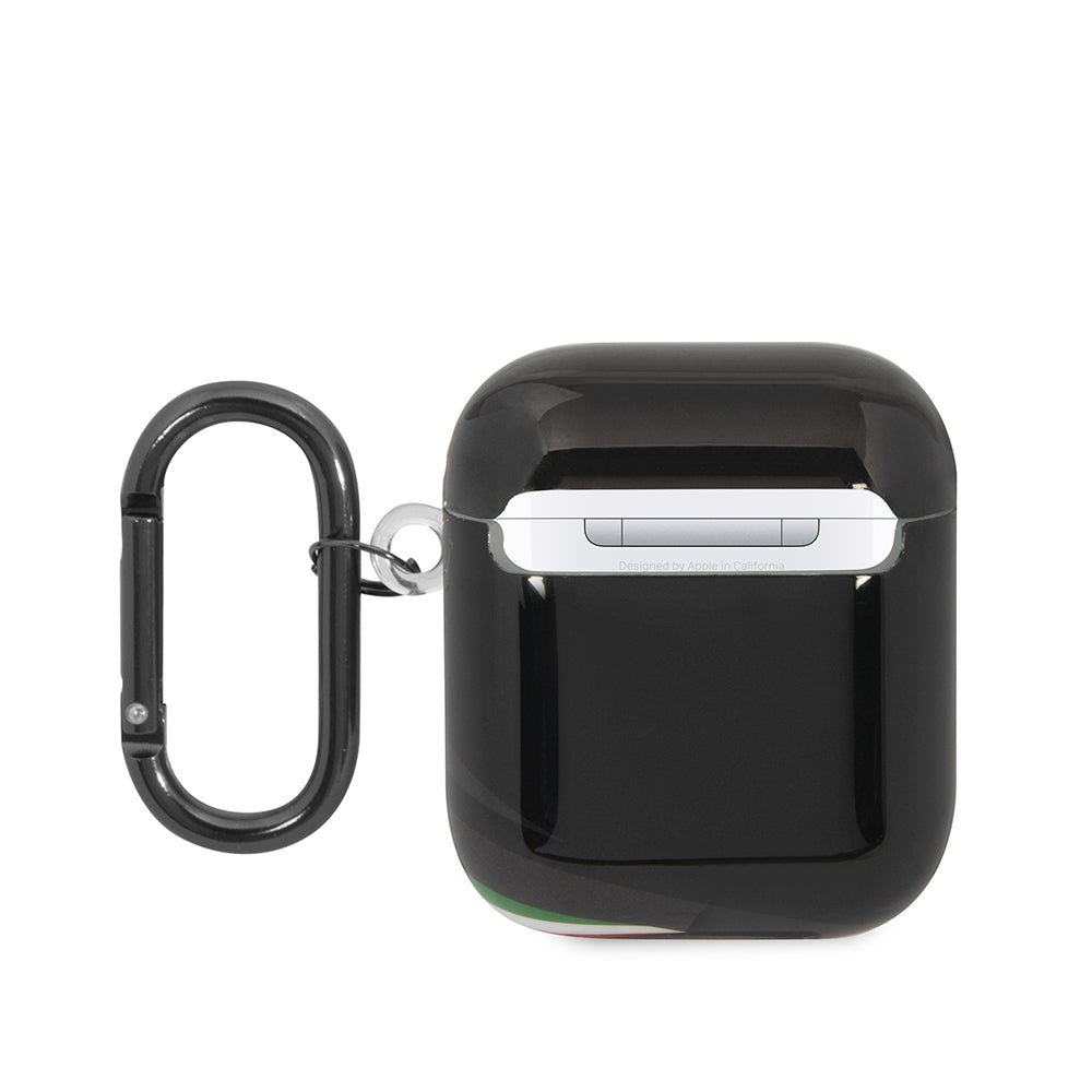 Airpods Kılıf Ferrari Orijinal Lisanslı IML Baskılı Klasik Logolu TPU Kılıf