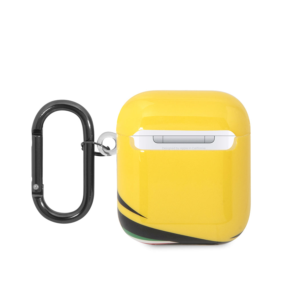 Airpods Kılıf Ferrari Orijinal Lisanslı IML Baskılı Klasik Logolu TPU Kılıf