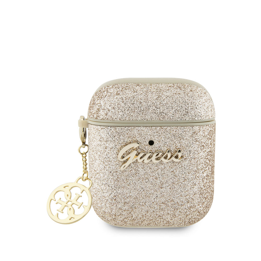 Airpods Kılıf GUESS Glitter 4G Charm Kılıf