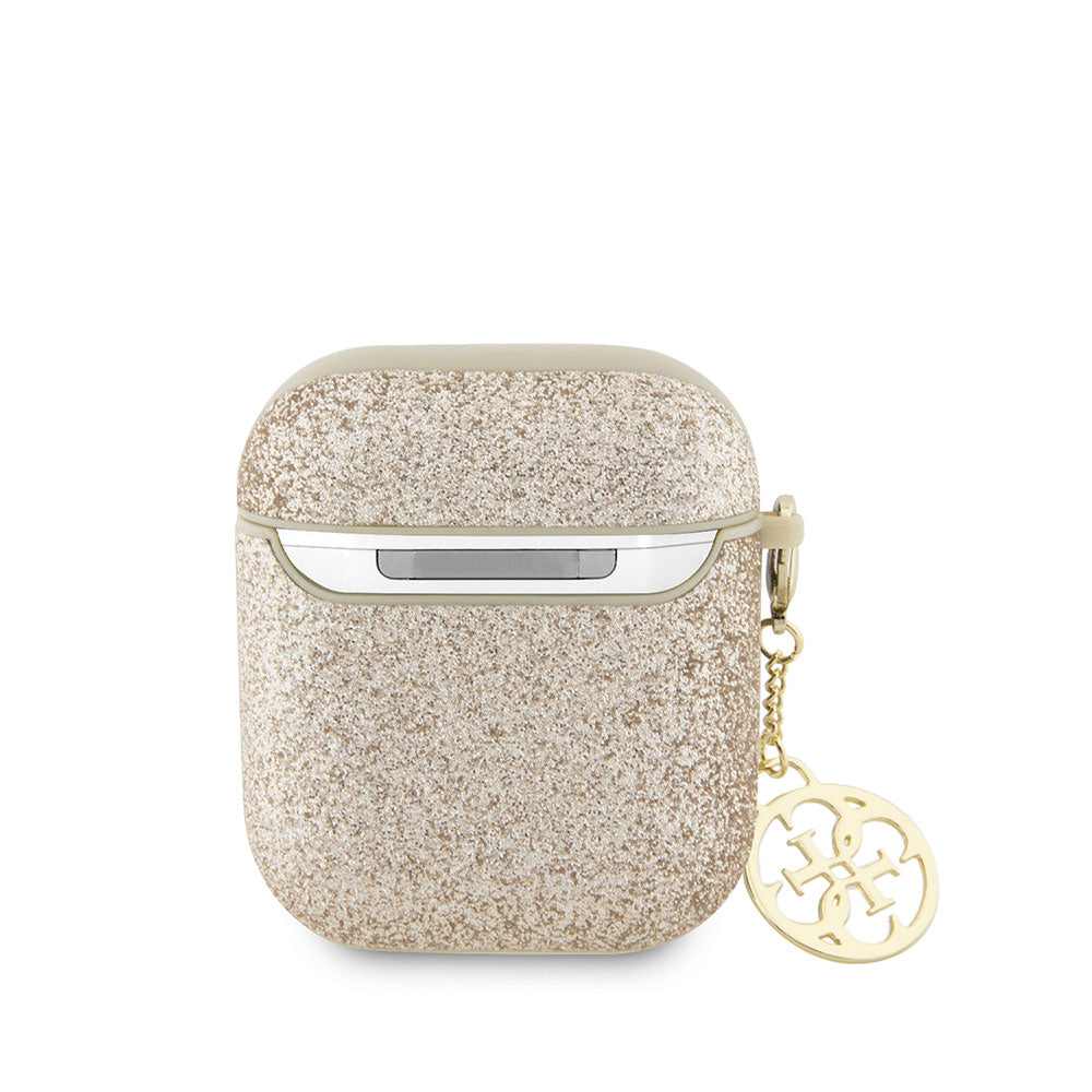 Airpods Kılıf GUESS Glitter 4G Charm Kılıf