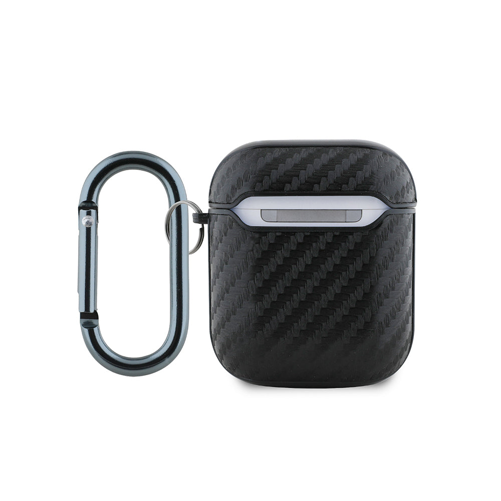 Airpods Kılıf Redbull Orijinal Lisanslı PU Karbon Fiber Tasarımlı Askı Aparatlı Kılıf