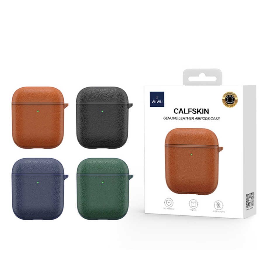 Airpods Kılıf Wiwu Calfskin Kılıf