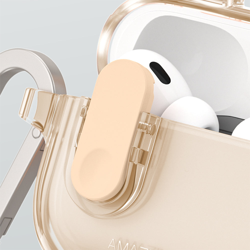 Airpods Pro 2 Amazingthing Magnetik Kilit Tasarımlı Minimal Serisi Kılıf