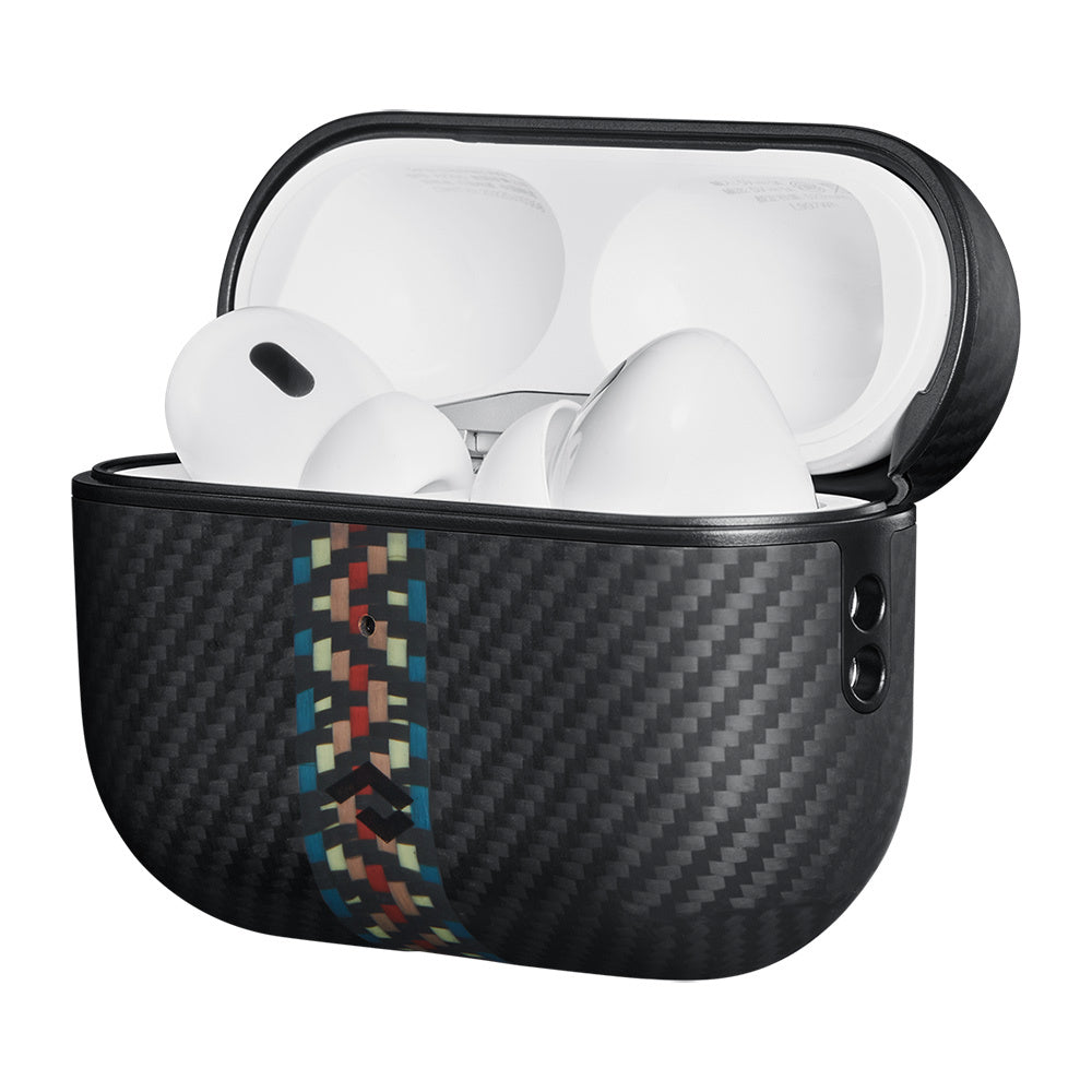 Airpods Pro 2 Kılıf 600D Aramid Fiber Pitaka Orchestra Serisi Rhapsody Kılıf
