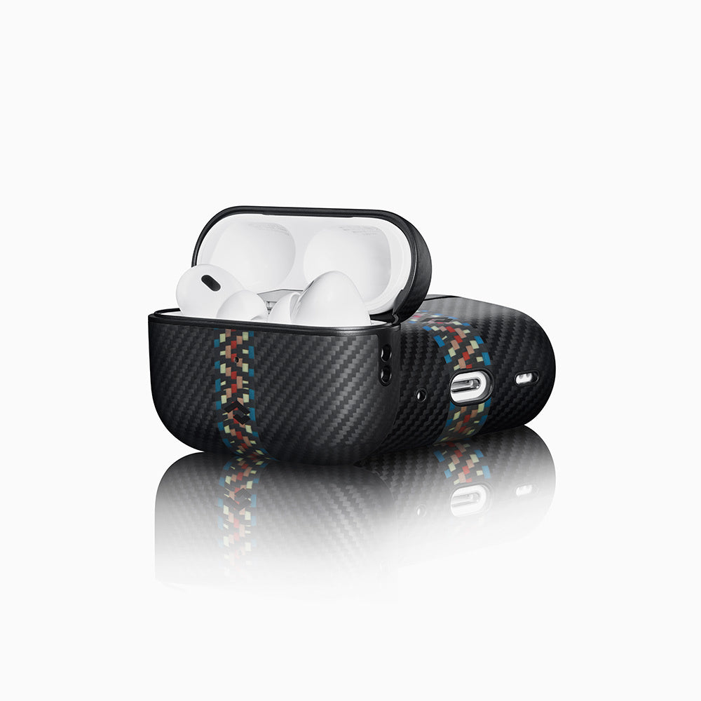Airpods Pro 2 Kılıf 600D Aramid Fiber Pitaka Orchestra Serisi Rhapsody Kılıf