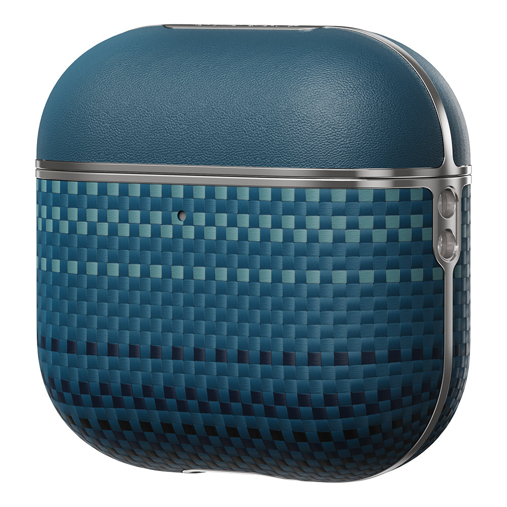 Airpods Pro 2 Kılıf Aramid Fiber Pitaka Tactile Woven Sunset-Moonrise Serisi Sunset Kılıf