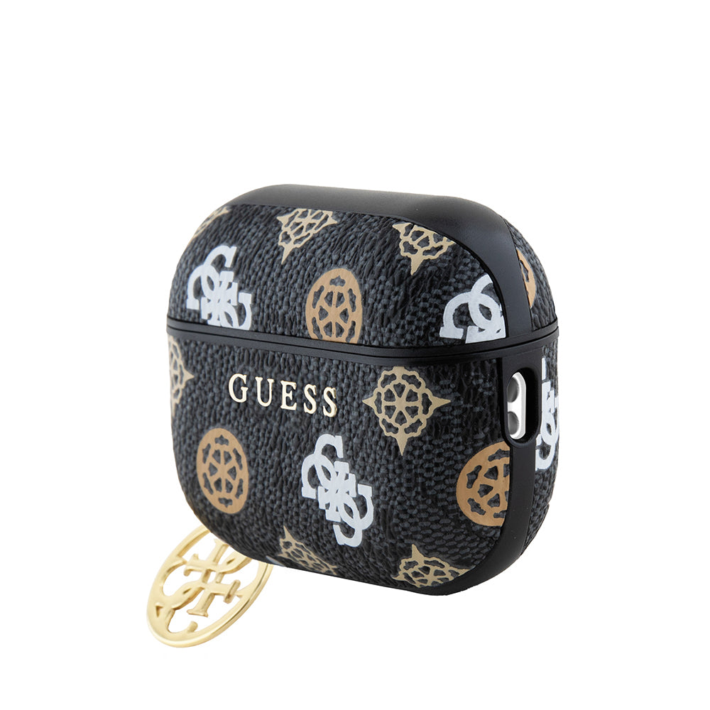 Airpods Pro 2 Kılıf Guess Orijinal Lisanslı 4G Desenli Yazı Logolu Peony Kılıf