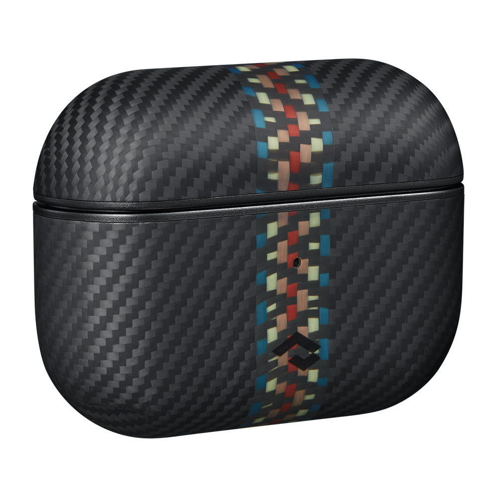 Airpods Pro 2 Kılıf M-safe Şarj Özellikli 600D Aramid Fiber Pitaka Orchestra Serisi Rhapsody Kılıf