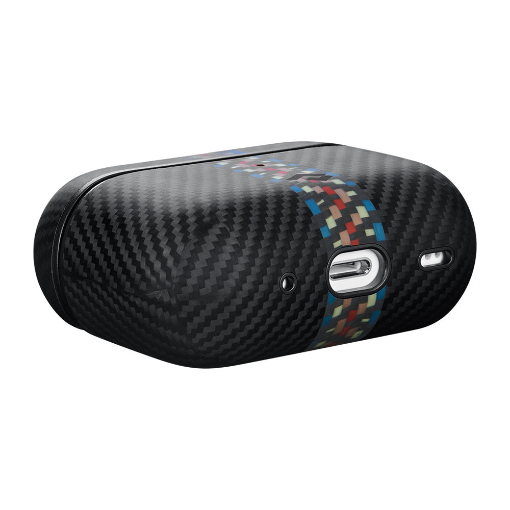 Airpods Pro 2 Kılıf M-safe Şarj Özellikli 600D Aramid Fiber Pitaka Orchestra Serisi Rhapsody Kılıf