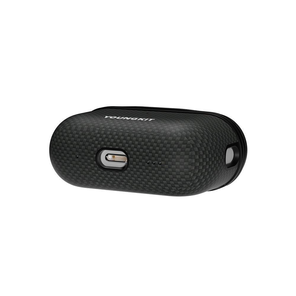 Airpods Pro 2 Kılıf M-safe Şarj Özellikli Aramid Fiber Youngkit 1500D Kevlar Extreme Wing Serisi Kılıf