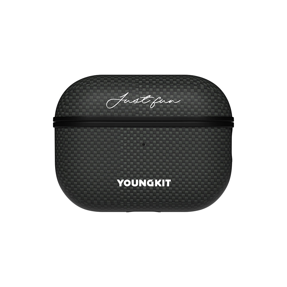 Airpods Pro 2 Kılıf M-safe Şarj Özellikli Aramid Fiber Youngkit 1500D Kevlar Extreme Wing Serisi Kılıf